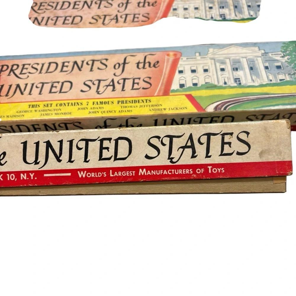 Vintage Louis Marx & Co Presidents of the US Series 1, 3, and 4_3